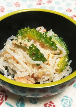 しらたきとゴーヤの明太子炒め-レシピのメイン写真