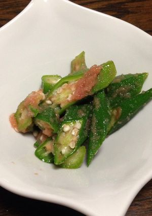 オクラの明太子あえ-レシピのメイン写真