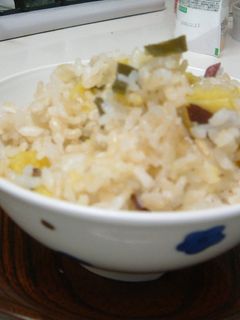 繊維たっぷり♪さつま芋玄米ご飯-レシピのメイン写真