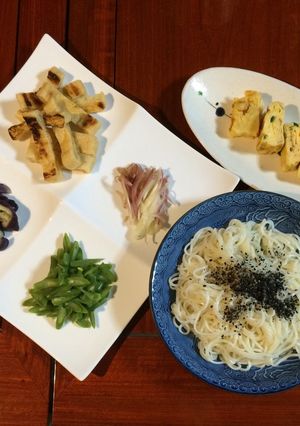 簡単ランチ (冷麦、素麺)-レシピのメイン写真