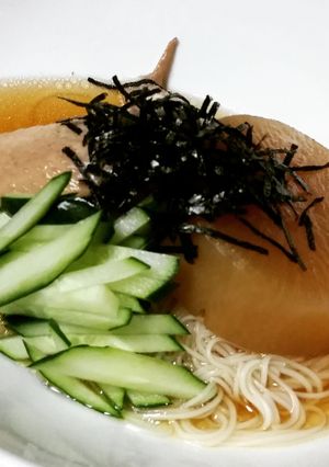 ぶっかけ素麺♪ 煮物リメイク-レシピのメイン写真