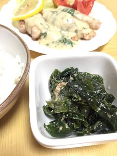 わかめのゴマヨポン酢あえ-レシピのメイン写真