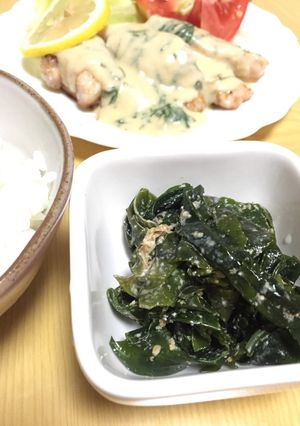 わかめのゴマヨポン酢あえ-レシピのメイン写真