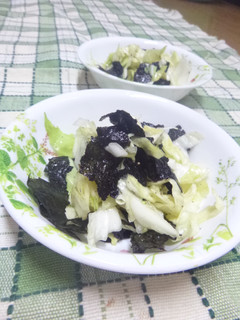 キャベツと海苔の和風サラダ-レシピのメイン写真