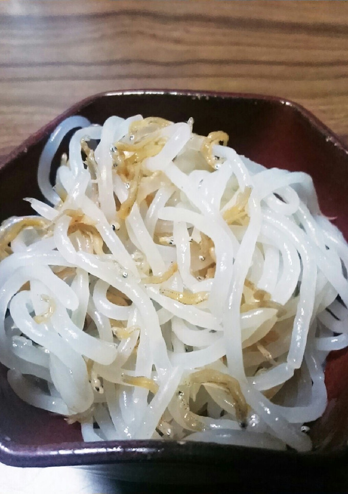 白滝のちりめん山椒炒め-レシピのメイン写真