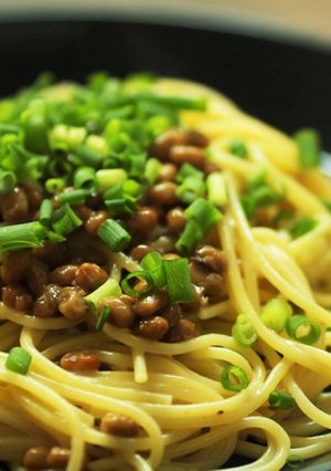 アンチョビ風味の納豆パスタ-レシピのメイン写真