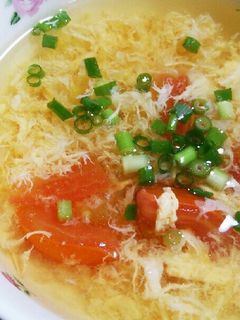 簡単♪美味しい♪トマトと玉子のスープ-レシピのメイン写真