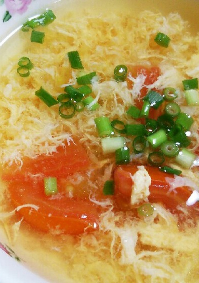 簡単♪美味しい♪トマトと玉子のスープ-レシピのメイン写真