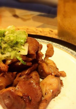 砂肝炒めのネギ塩ダレ風味-レシピのメイン写真