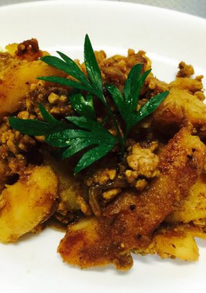 簡単手早く!カレー味のジャーマンポテト風-レシピのメイン写真