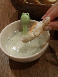 ジャガイモとモロヘイヤのポタージュ-レシピのメイン写真