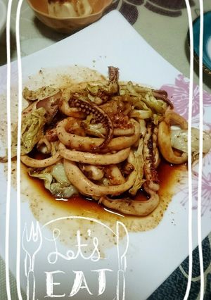 イカとキャベツのピリ辛炒め-レシピのメイン写真