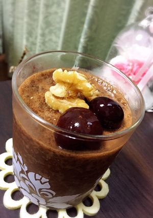 ロースィーツ♡チアシードチョコプリン-レシピのメイン写真
