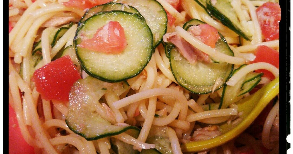 豆苗とコロコロ野菜のパスタサラダ by ICHICO☆ 【クックパッド】 簡単