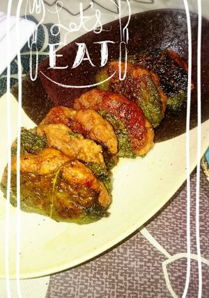 鶏挽き肉と大葉のつくね風～♪-レシピのメイン写真