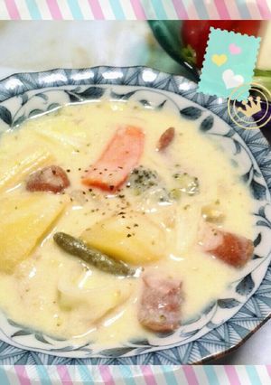豆乳と味噌のクリームシチュー-レシピのメイン写真