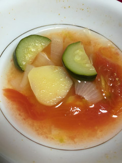 夏野菜のスープ-レシピのメイン写真