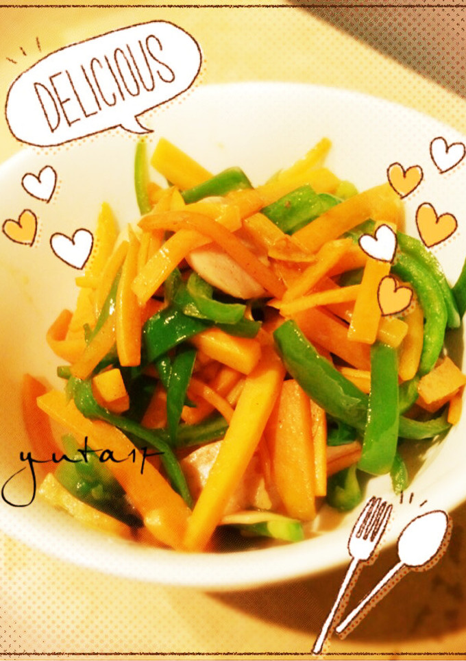 魚肉ソーセージの野菜炒め-レシピのメイン写真