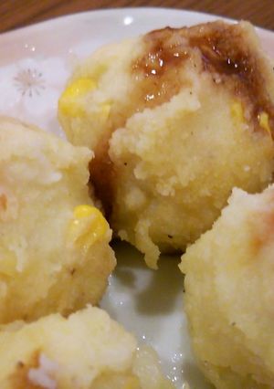 コーンバターポテト揚げ（取扱注意！）-レシピのメイン写真