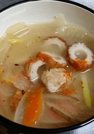 鶏皮de豚汁風★-レシピのメイン写真
