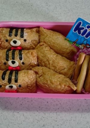 ネコ稲荷弁当-レシピのメイン写真