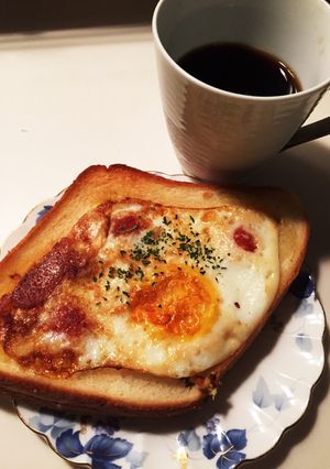 【深酒朝食】簡単感嘆ピザトースト-レシピのメイン写真