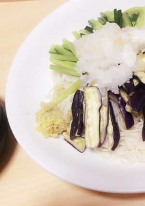 さっぱり！ナスときゅうりのそうめん☆-レシピのメイン写真