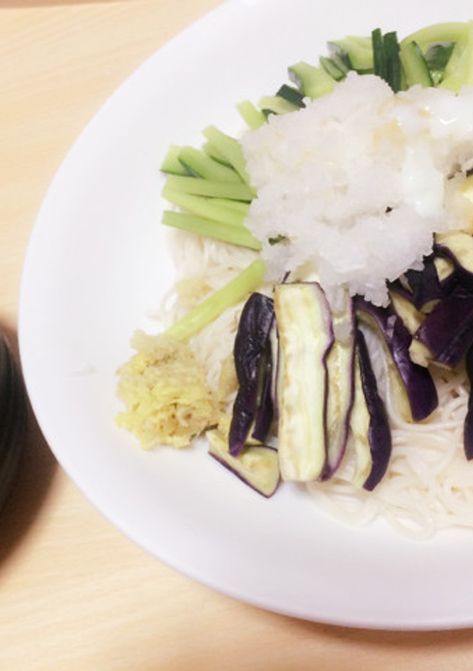 さっぱり！ナスときゅうりのそうめん☆-レシピのメイン写真