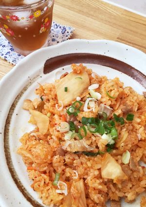 ささっと作れるキムチチャーハン。-レシピのメイン写真