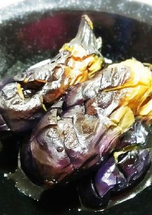 小なすの焼きびたし-レシピのメイン写真