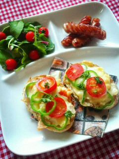 ポテサラトーストの朝食プレート-レシピのメイン写真