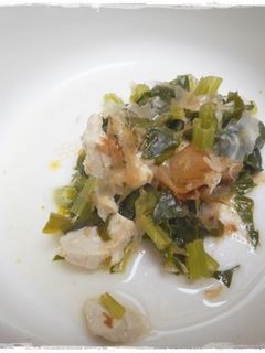 離乳食完了期 マグロとほうれん草の煮物-レシピのメイン写真