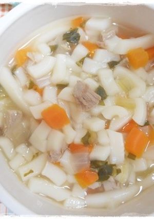 離乳食完了期 マグロと青梗菜のうどん-レシピのメイン写真