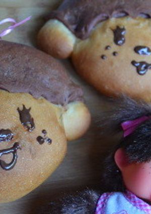 親子でワイワイ♪モンチッチパン作り♪-レシピのメイン写真