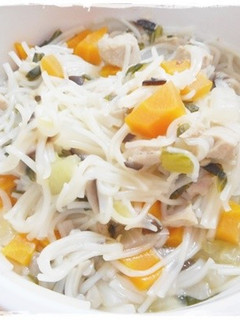 離乳食完了期 マグロと小松菜のそうめん-レシピのメイン写真