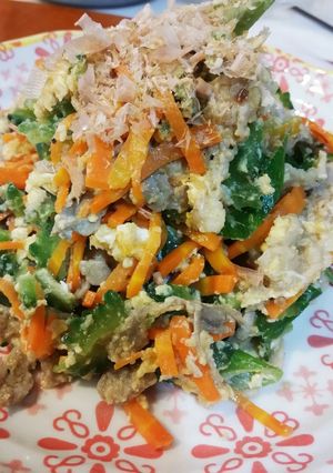 苦くない！ゴーヤと豚肉の卵チャンプル☆-レシピのメイン写真