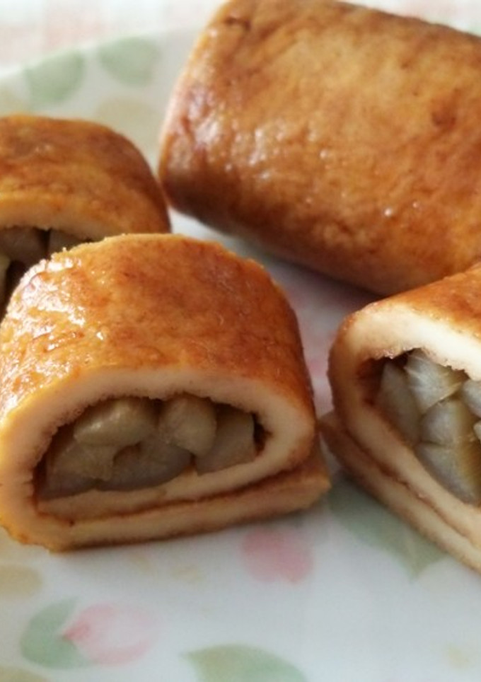 冷凍豆腐でごぼう巻き （蒲焼き風味）-レシピのメイン写真