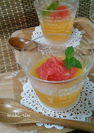 柑橘2種★さっぱりゼリー-レシピのメイン写真