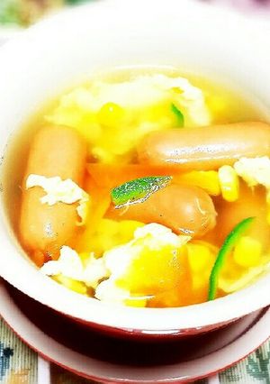 チーズウィンナーと野菜旨味コンソメスープ-レシピのメイン写真
