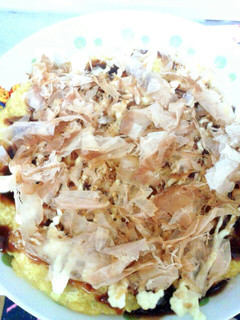レンジで簡単!豆腐のツナカレーお好み焼き-レシピのメイン写真