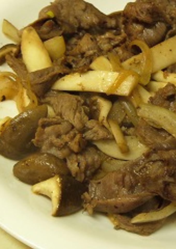 エリンギと牛肉のオイスターソース炒め♪-レシピのメイン写真