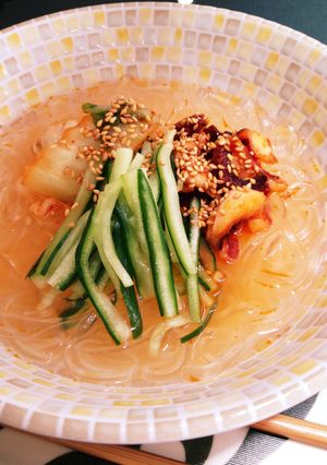 葛切りで♪とーってもなんちゃって冷麺-レシピのメイン写真