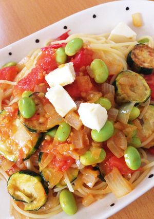 簡単☆夏野菜パスタ-レシピのメイン写真