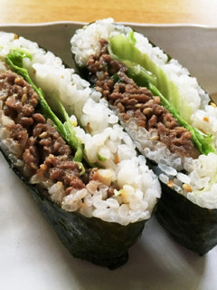 コストコのプルコギでおにぎらず-レシピのメイン写真