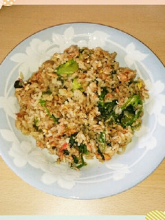 鮭レタスチャーハン-レシピのメイン写真