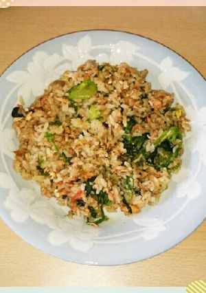 鮭レタスチャーハン-レシピのメイン写真