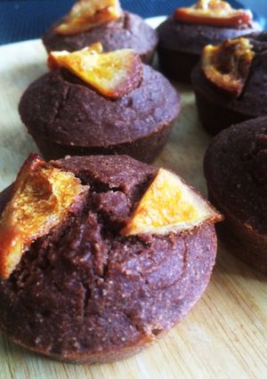 米粉と甘酒で作る☆オレンジチョコマフィン-レシピのメイン写真