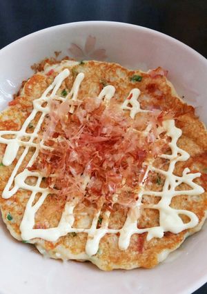 簡単美味しい！長芋とチーズのお好み焼き風-レシピのメイン写真
