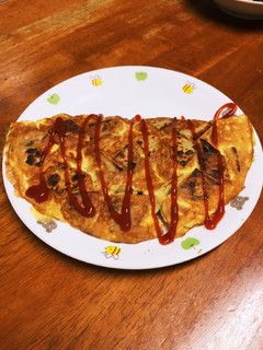 納豆ジャガチーズオムレツ-レシピのメイン写真