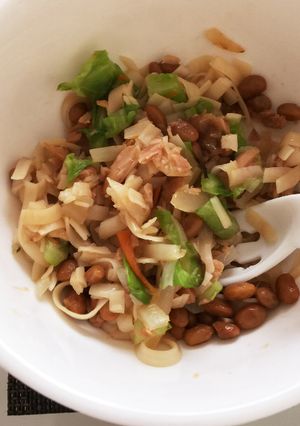 糖質0麺で焼うどん!離乳食後期から-レシピのメイン写真